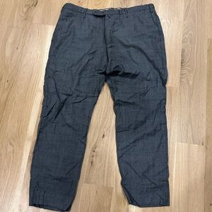 Incotex Classic Fit Gray Sand Brown Dress Pants Size 40